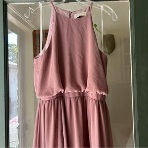BHLDN Mauve Formal Maxi Dress